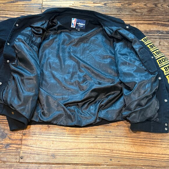 Jeff Hamilton Los Angeles Lakers 2010 NBA Championship Jacket Authentic RARE  Th - Picture 11 of 15